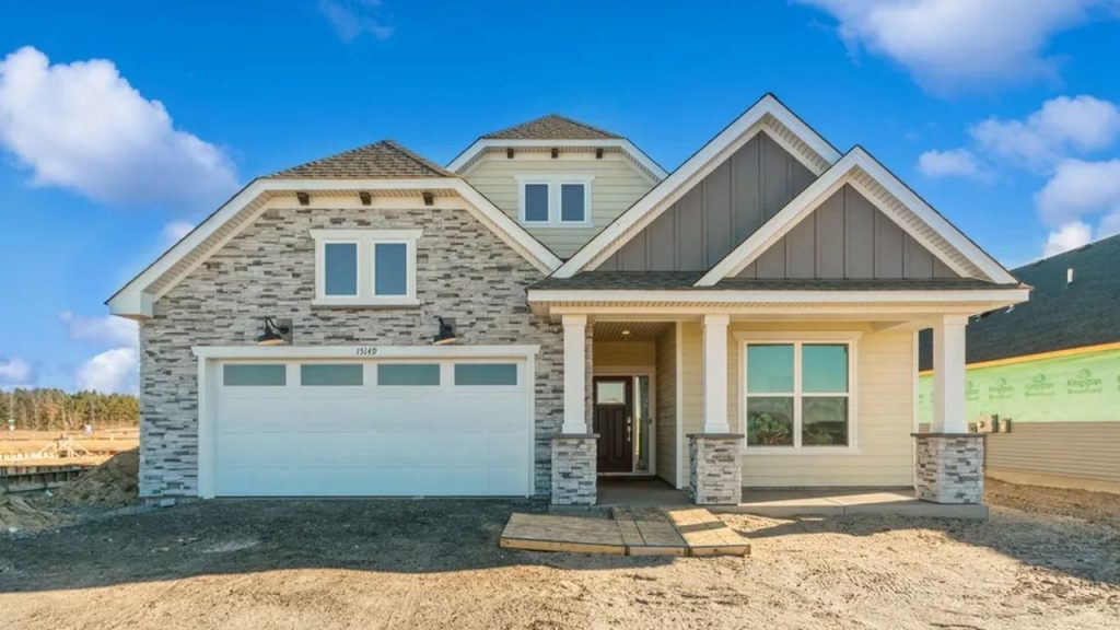 Explore This Contemporary Craftsman With Vaulted Ceilings, 2 Bedrooms, and Walkout Basement Potential (Floor Plan Inside)