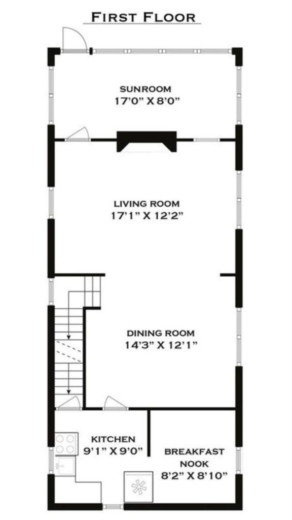 Spacious and Bright First Floor