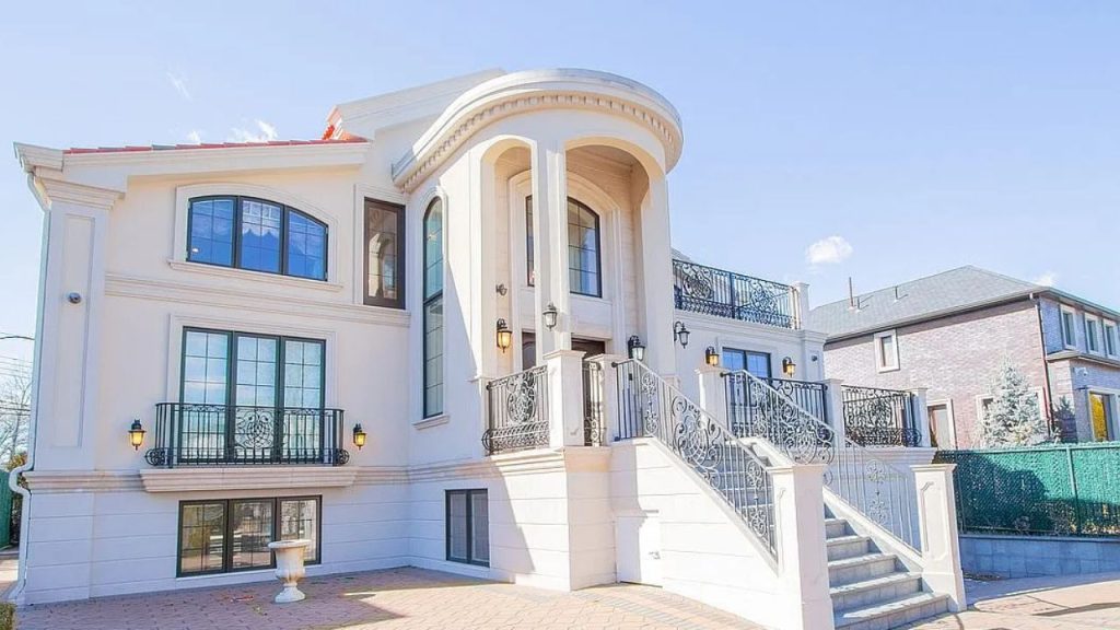 Elegant Mediterranean-Style Home with Grand Entrance