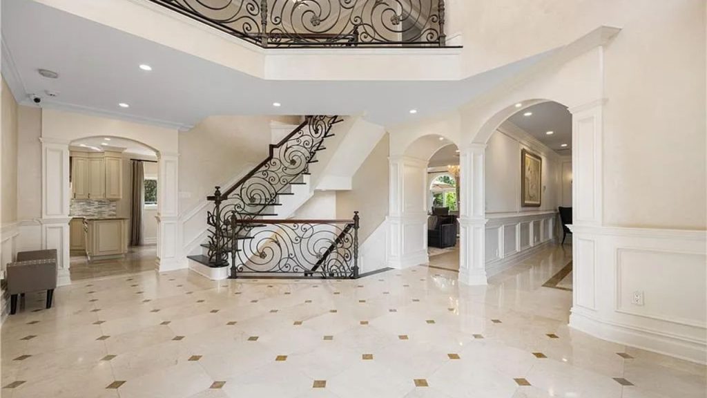 Grand Foyer with Elegant Staircase