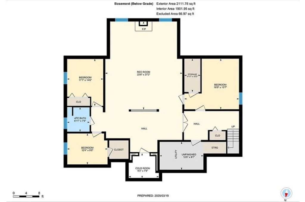 Expansive Basement with Endless Possibilities