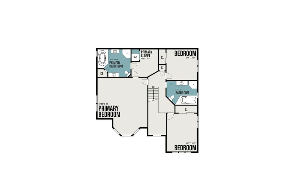 Spacious Second Floor with Luxurious Primary Suite