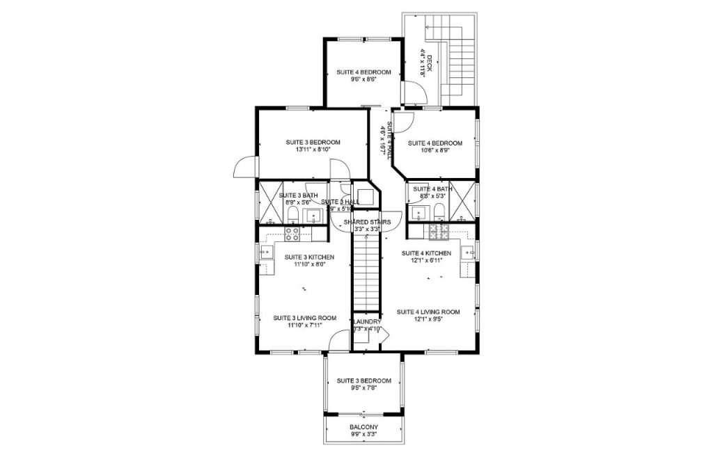 Spacious Second-Floor Suites