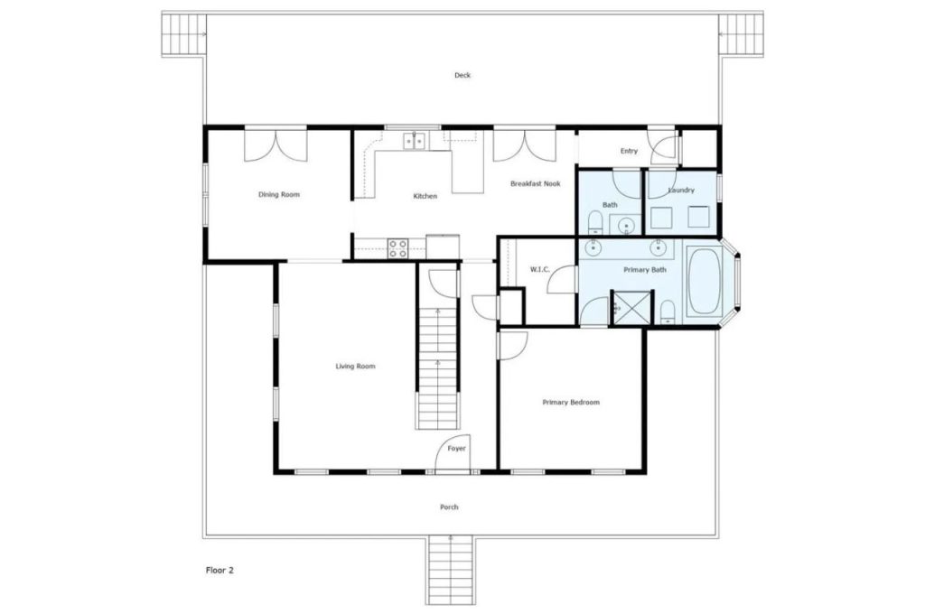 Spacious Second Floor with Modern Comfort