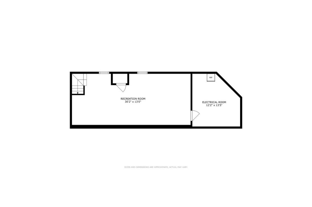 Versatile Basement with Recreation Space