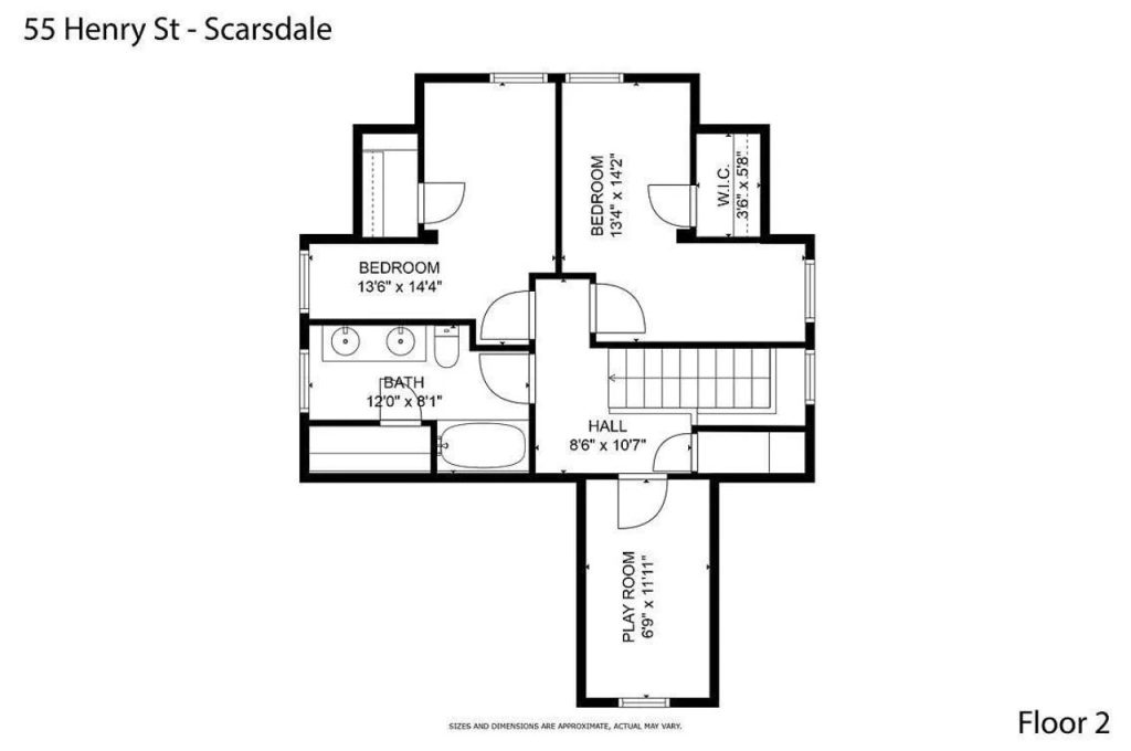 Spacious Bedrooms and Playroom