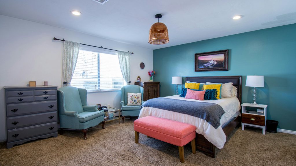 Colorful Furniture in the Bedroom