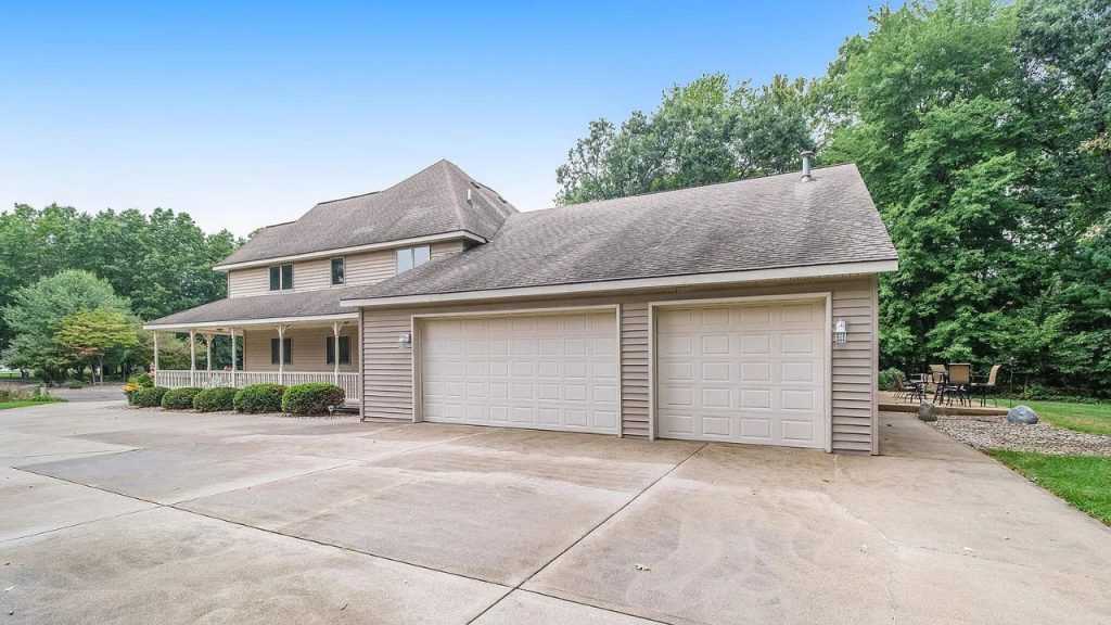Spacious Three-Car Garage & Patio