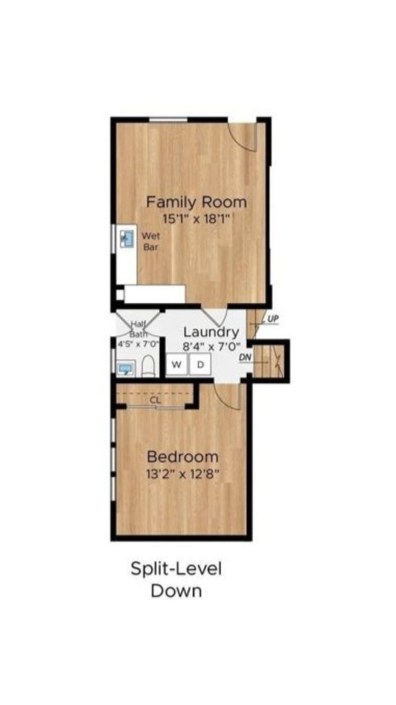 Spacious Lower Level with Family Room