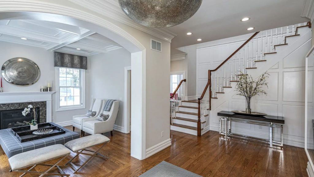 Elegant Entryway and Inviting Living Space