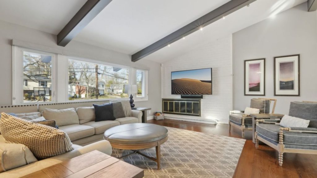 Spacious and Stylish Living Room