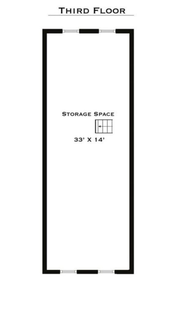 Spacious Third-Floor Storage Area