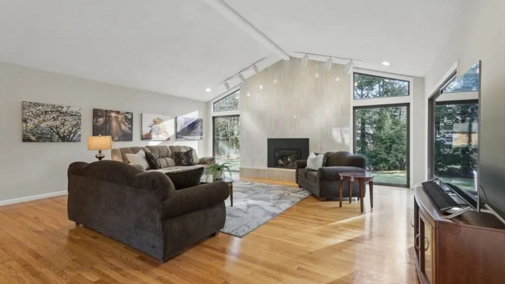 Living Room with Fireplace