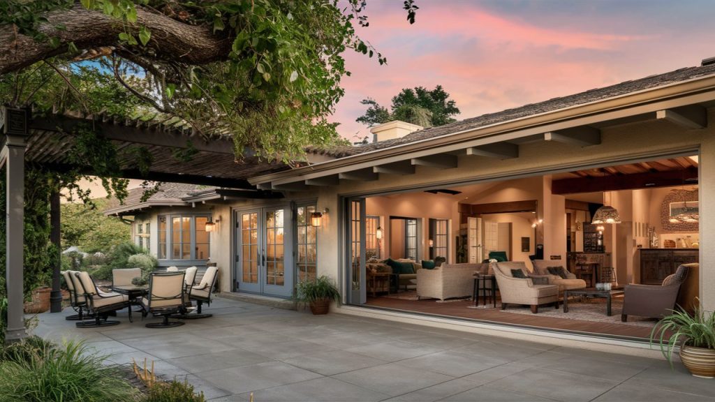 Indoor-outdoor living.