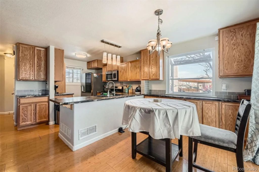 Modern Kitchen with Granite Counters