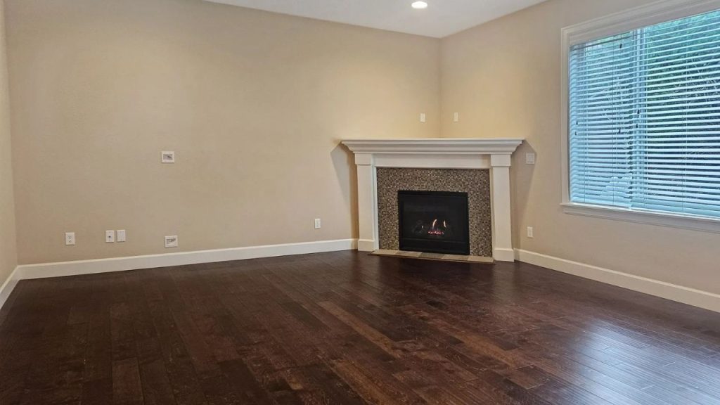 Stylish Living Room with Fireplace