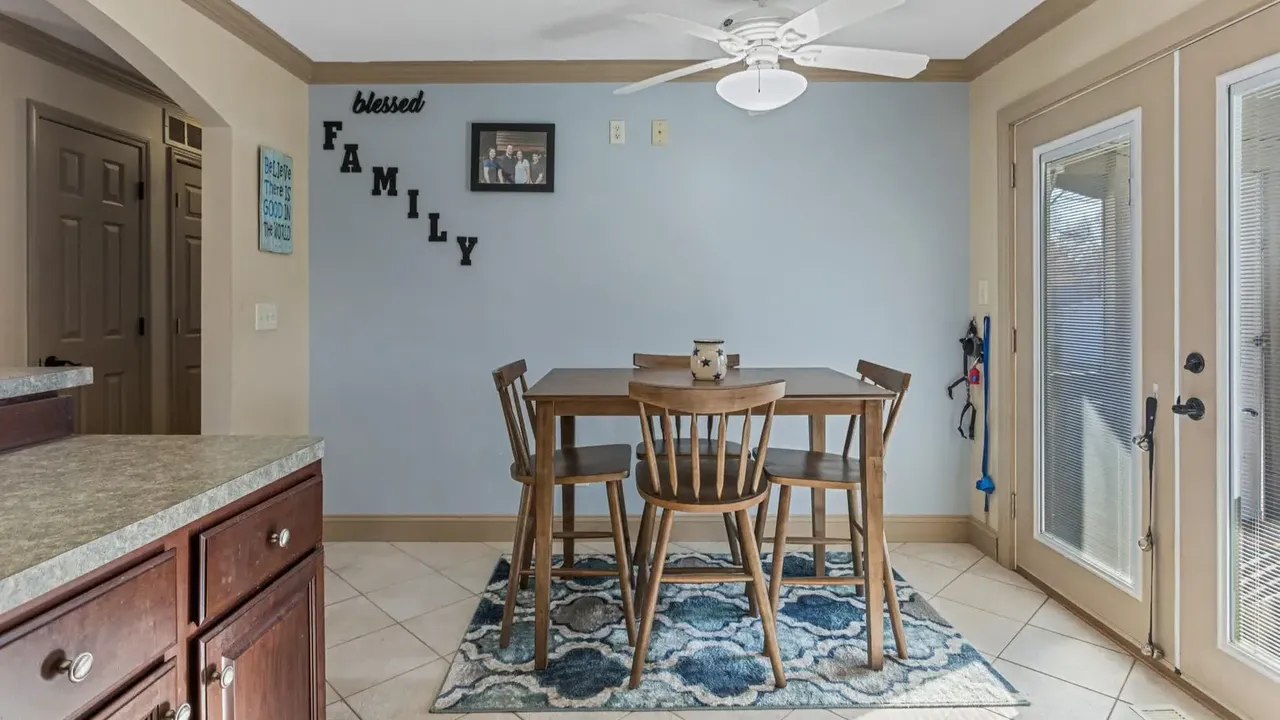 1978 Bi-Level Mahomet Residence With Remodeled Primary Suite and Wet Bar Lounge (With Floor Plan).