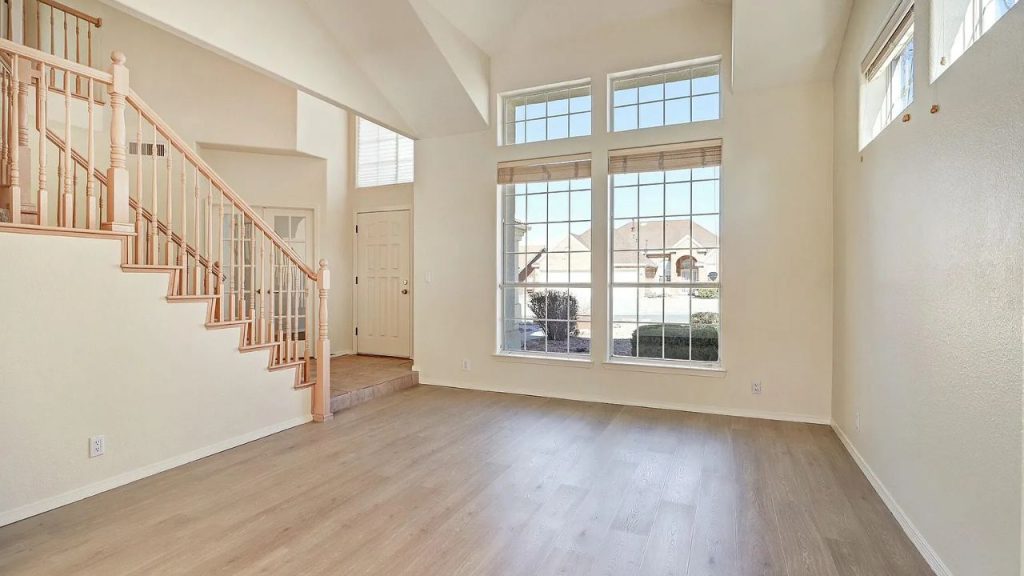 Bright Entry and Living room