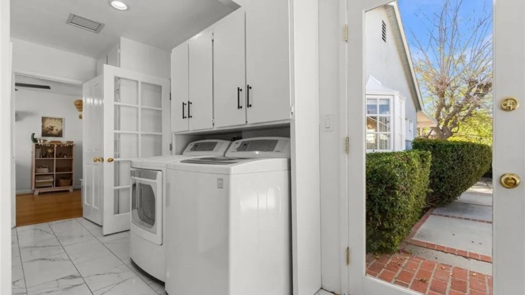 Bright and Functional Laundry Space