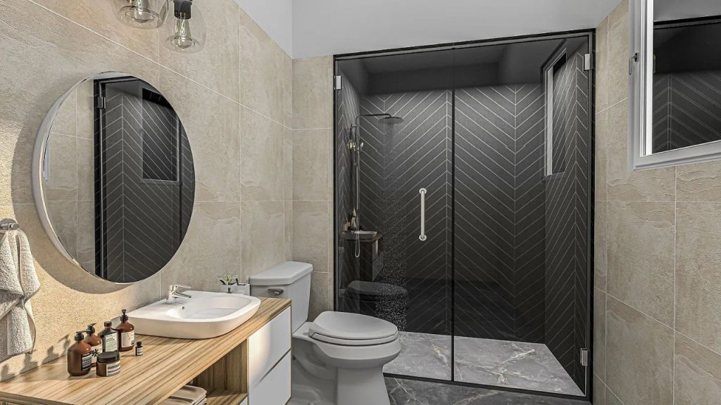 Contemporary Elegance with Dark Accents