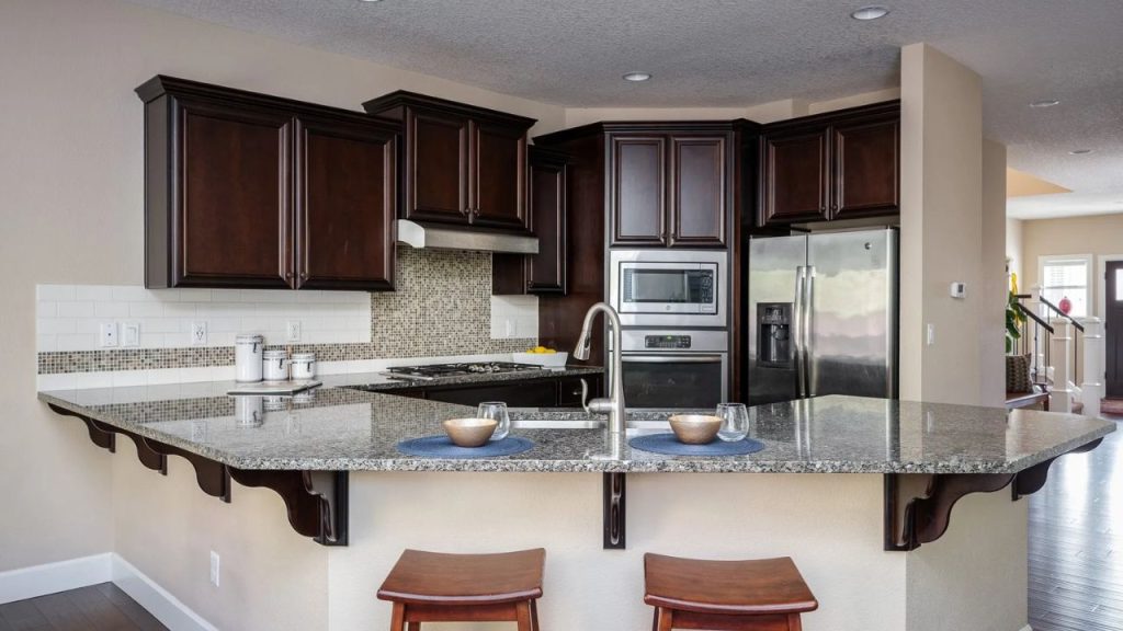 Elegant Kitchen with Granite Countertops