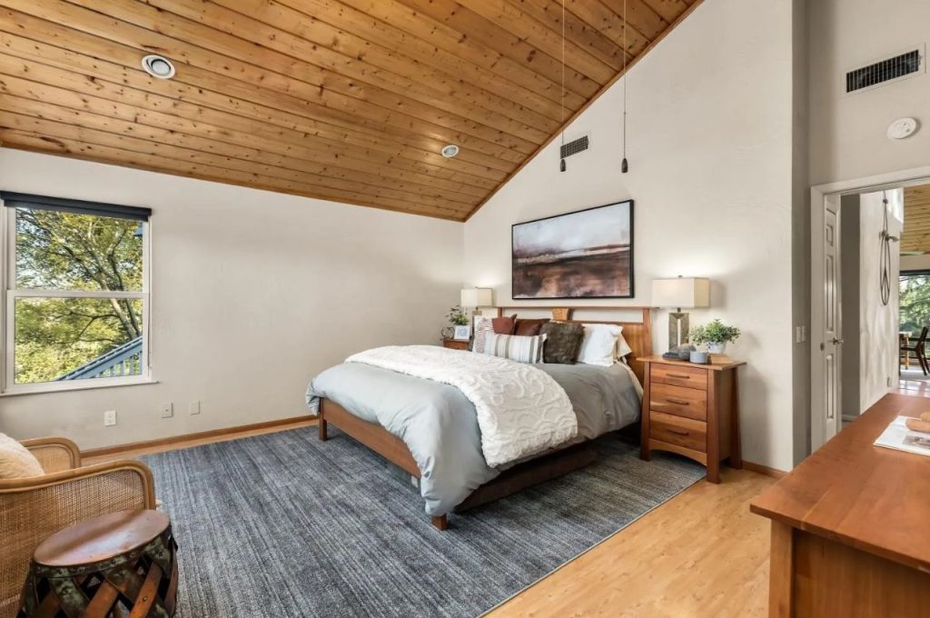 Cozy Bedroom with Rustic Charm