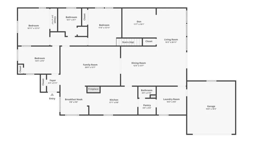 Spacious 2,808 Sq-Ft. 5-Bedroom Home in Old Granada Hills (With Floor Plan)