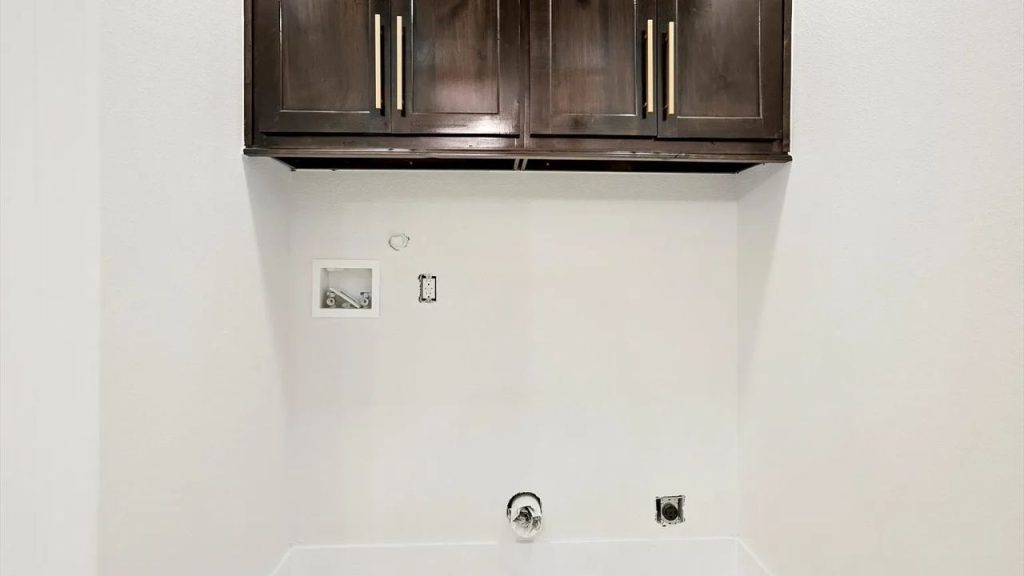 Modern Laundry Space with Storage