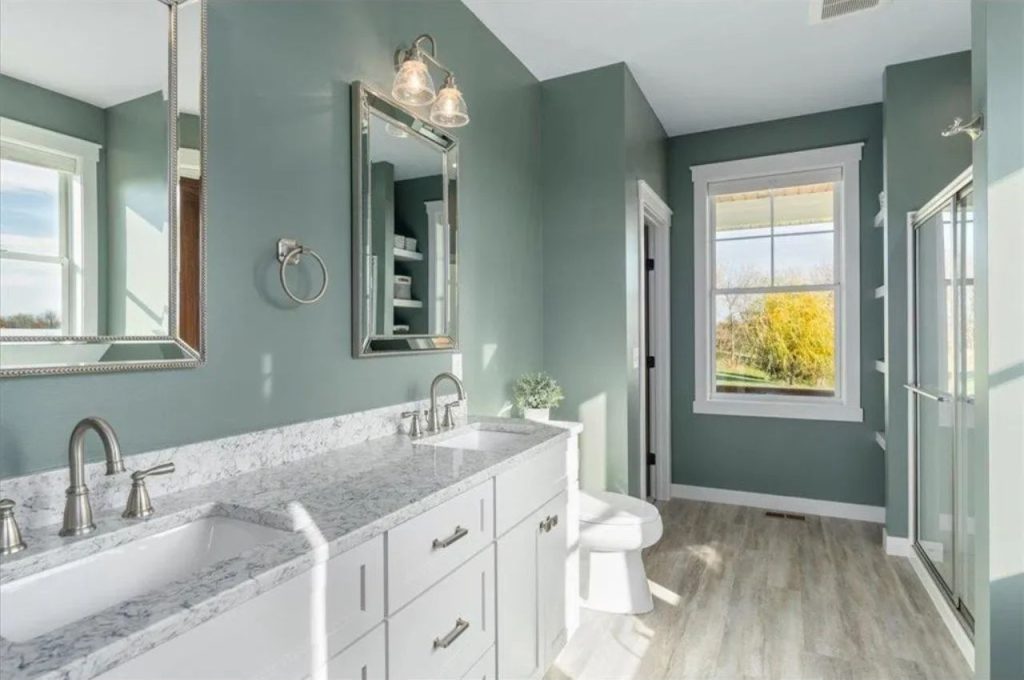 Serene and Stylish Bathroom