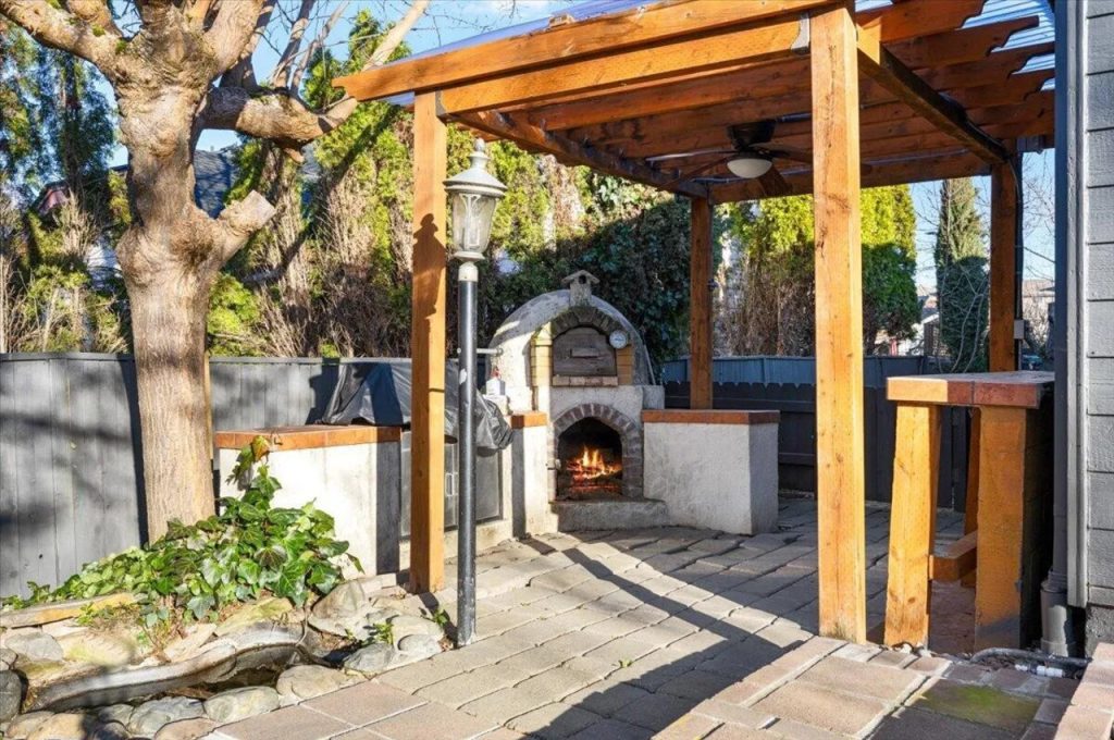 Outdoor Retreat with Stone Oven