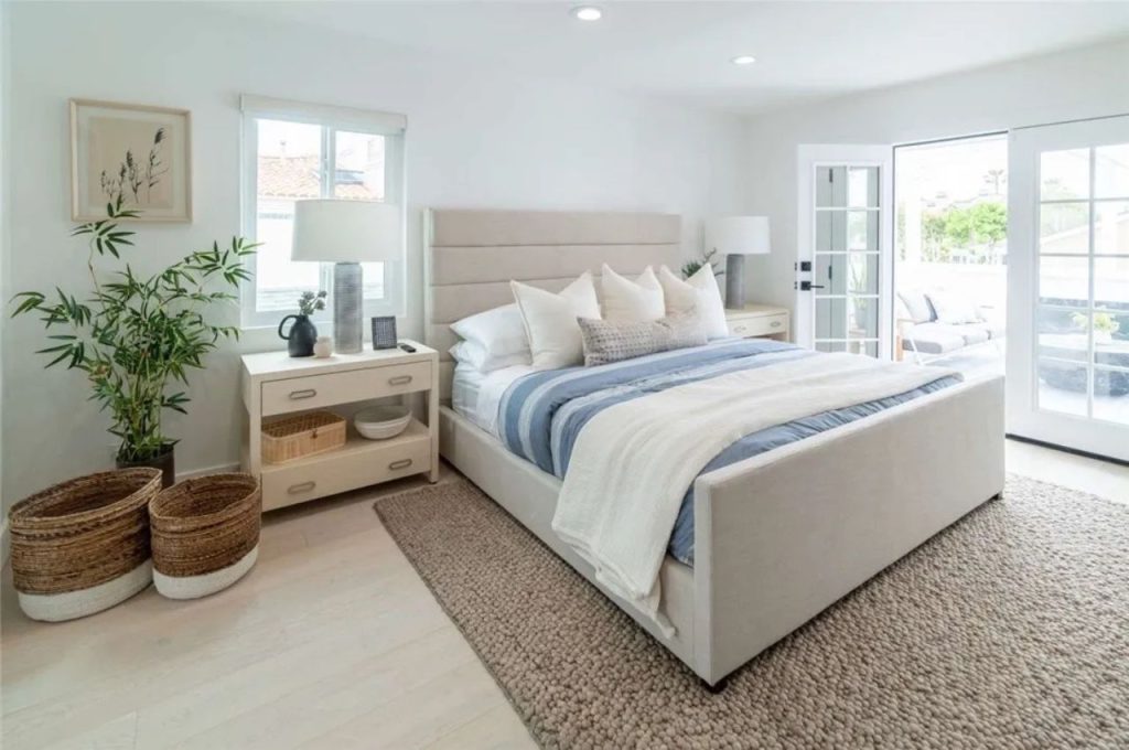 Serene Primary Bedroom with Outdoor Access