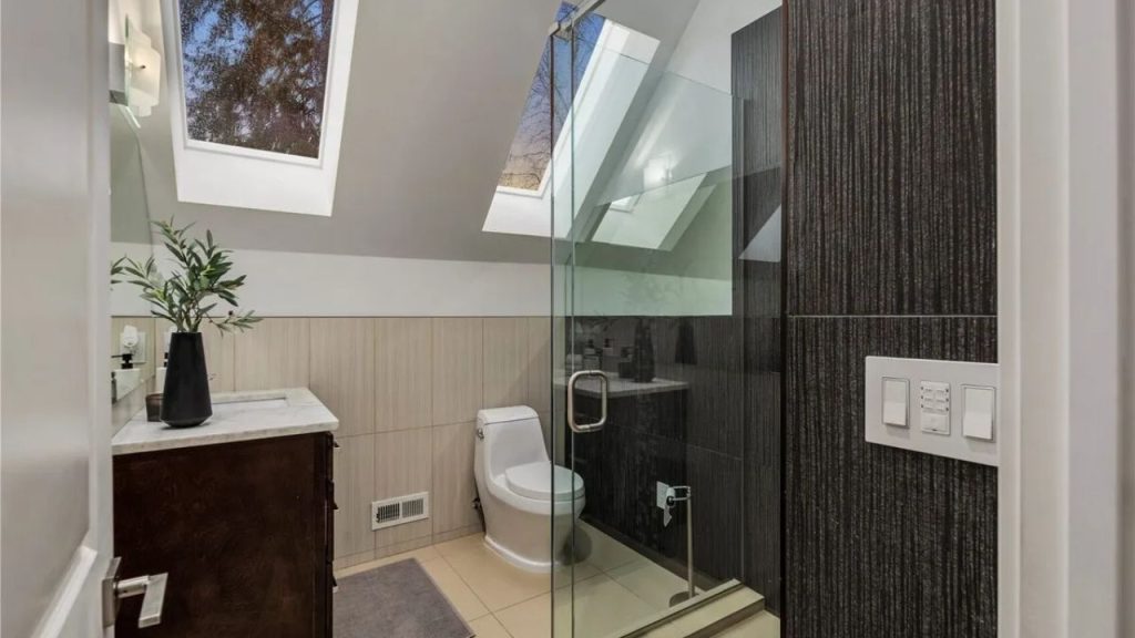 Modern Skylit Bathroom