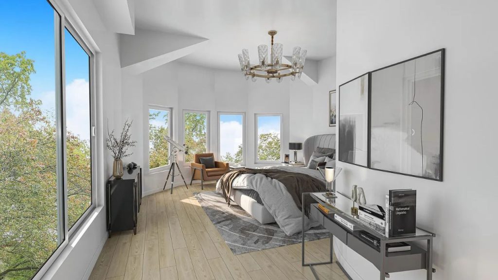 Bright, Modern Bedroom
