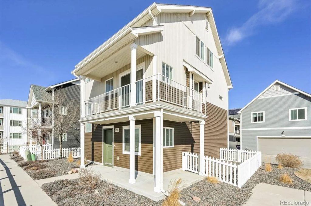 Modern Two-Tone Suburban Home