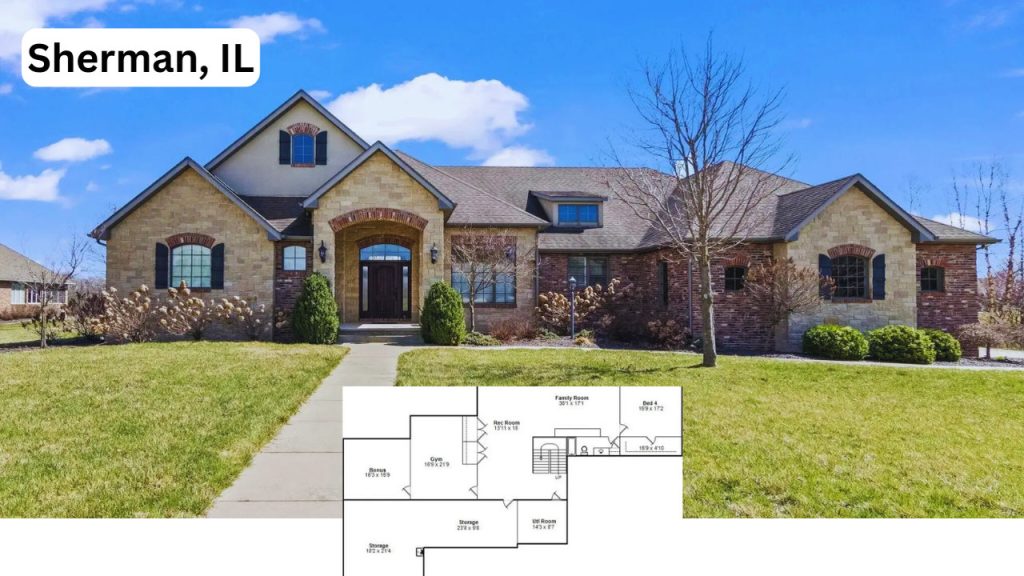 Ranch-Style 5,684 Sq-Ft Sherman Home With Dual Fireplaces and Finished Walkout Basement (Floor Plan Inside)