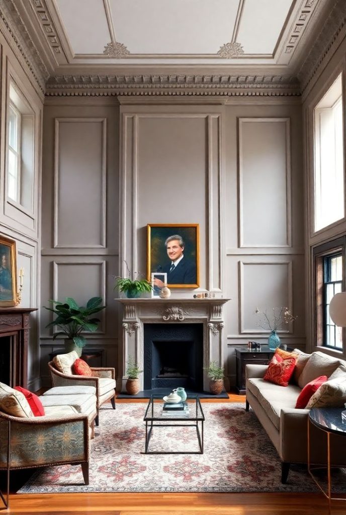 Fireplaces with Hand-Carved Mantels