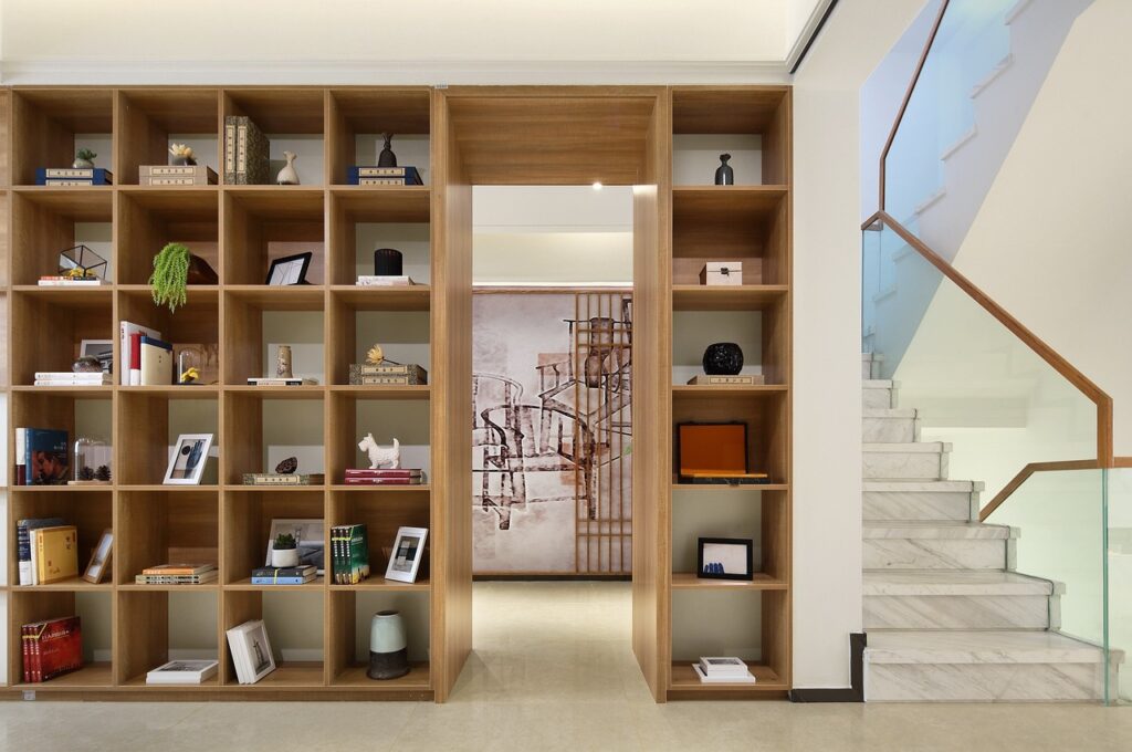 bookshelf partition