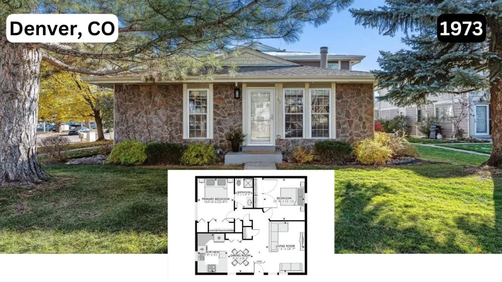 Step Inside This Small and Beautiful 1973 Townhouse in Denver, CO (With Floor Plan)