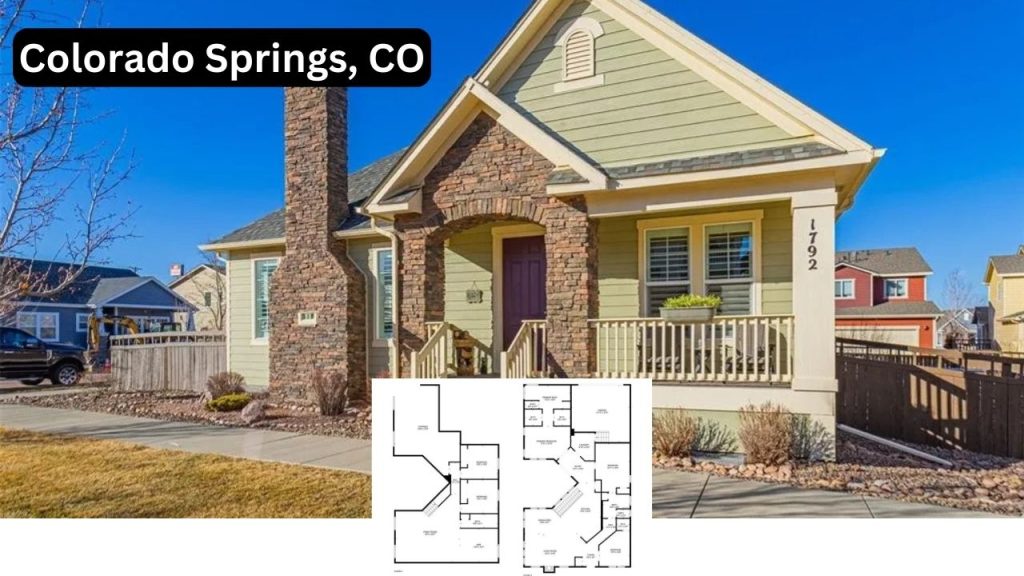 Inside This Spacious 4,026 Sq-Ft Cottage-Style Home with Covered Porch in Colorado Springs (Floor Plan Inside)