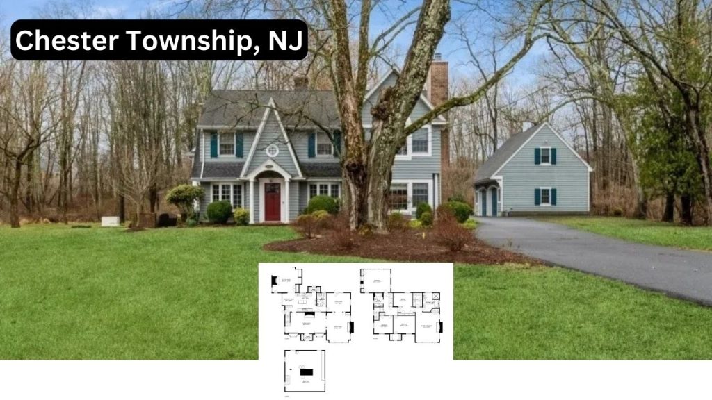 Explore This 4,118 Sq-Ft Colonial Revival Home with Cape Cod Charm in Chester Township (With Floor Plan)