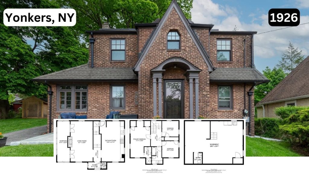 Step Inside This 1,536 Sq. Ft. 3-Bedroom 1926 Colonial in Yonkers, NY (With Floor Plan)