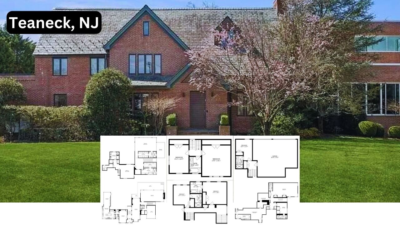 Inside This Expansive 8-Bedroom Estate in Teaneck, NJ (With Floor Plan)