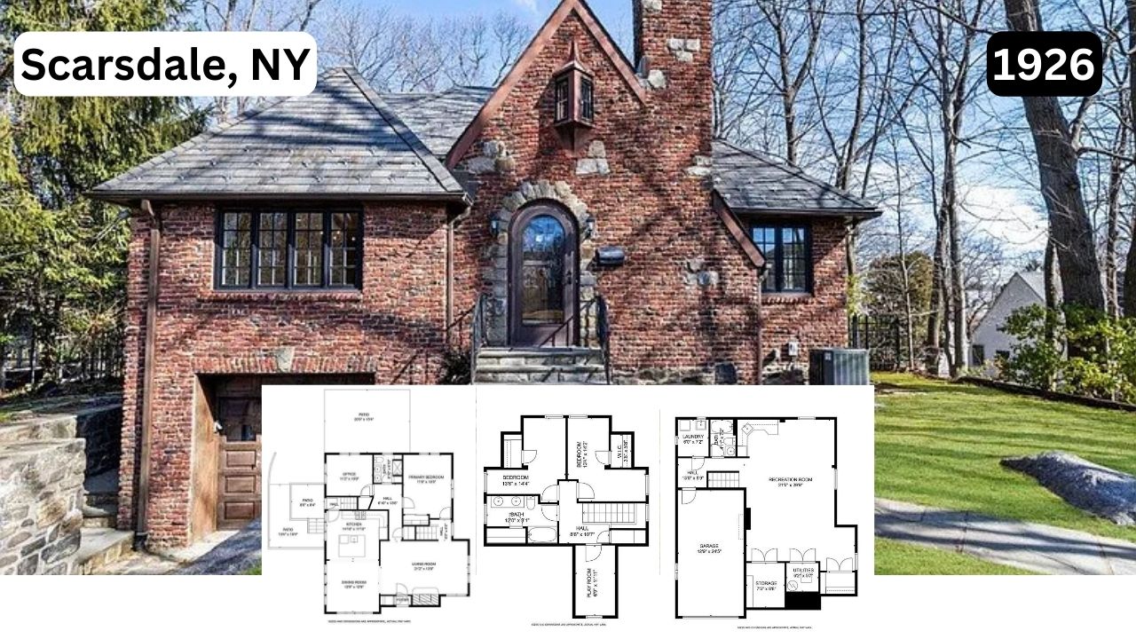 Tour This 1926 English Country Tudor with a Spacious Chef’s Kitchen (With Floor Plan)