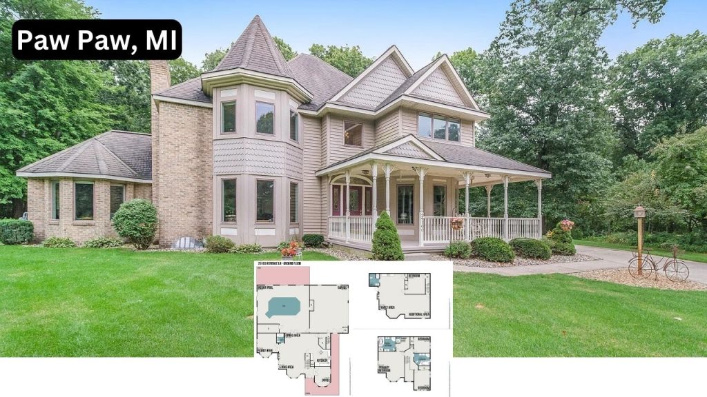 Step Inside This Grand Victorian in Michigan With Indoor Pool and Golf Course Views (Floor Plan Inside)