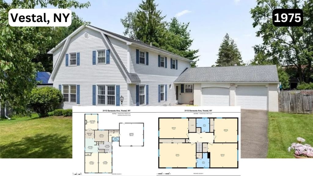 Tour This Spacious 1975 Colonial-Style Home in Vestal’s Quiet Cul-de-Sac (With Floor Plan)