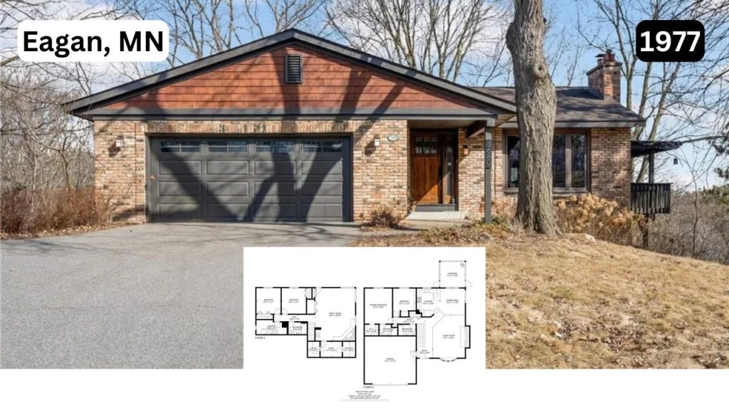 A 1977 Hillside Craftsman with Stunning Nature Views in Eagan, MN (With Floor Plan)