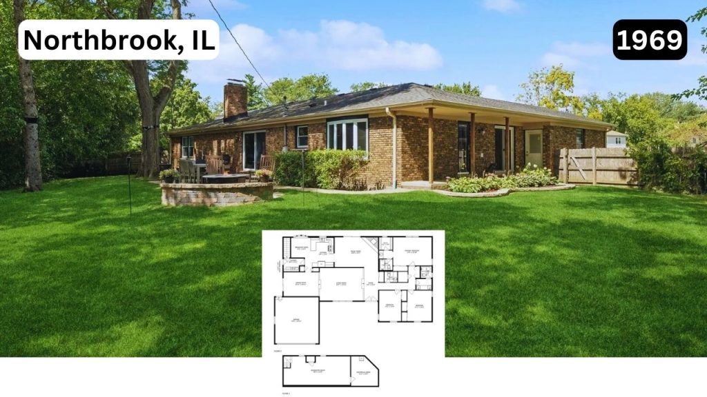 Classic 1969 Ranch With 3 Bedrooms and Chef’s Kitchen (Floor Plan Inside)