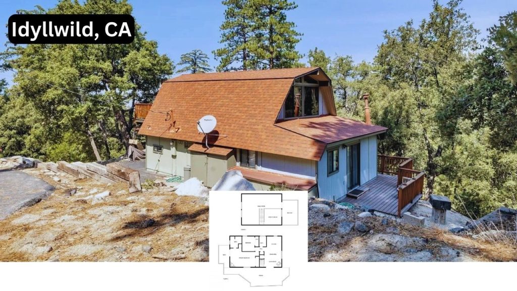Chalet-Style 2-Bed Home in Idyllwild With Loft, Dual Decks, and Forest Views (Floor Plan Inside)