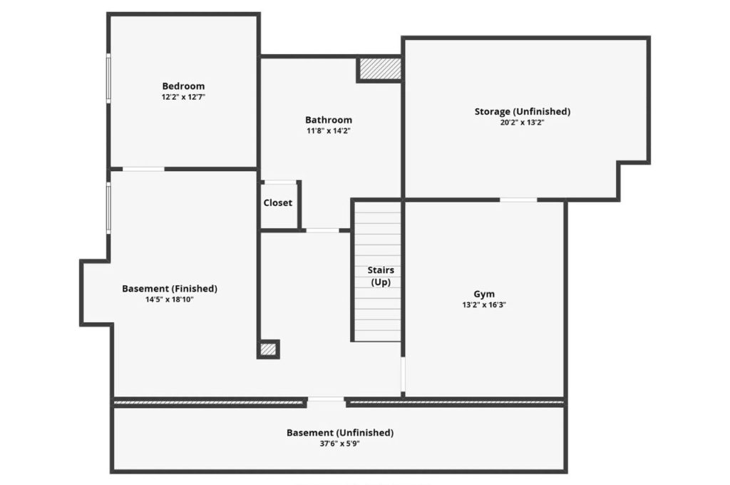 Spacious and Versatile Basement