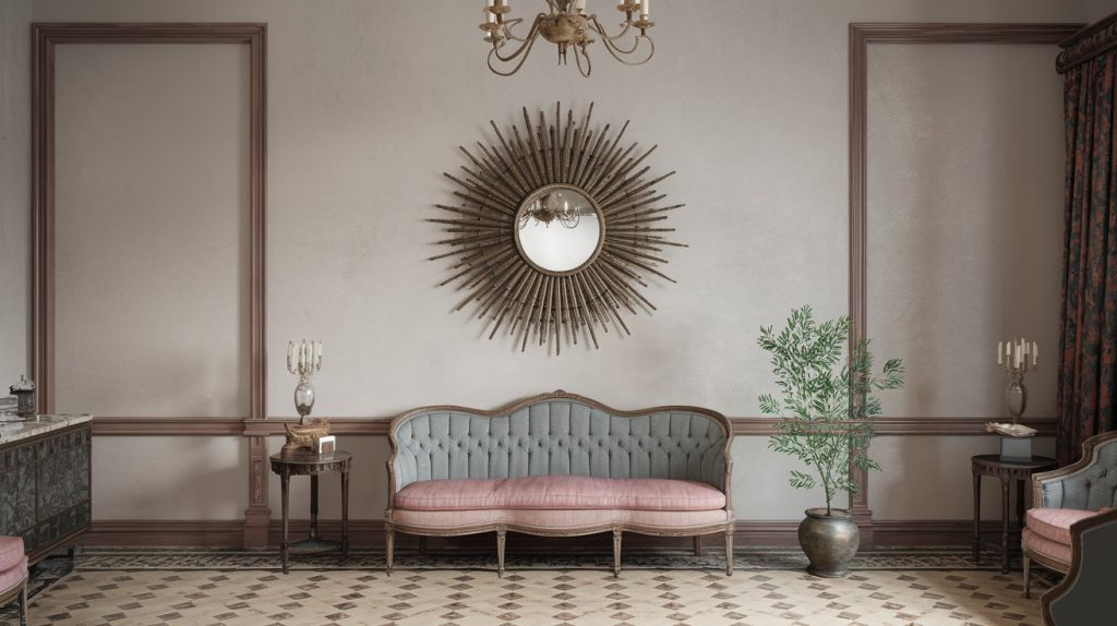 Vintage Starburst Mirror